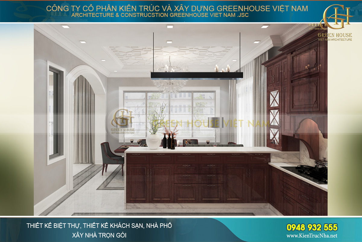 thiết kế nội thất biệt thự tân cổ điển hà nội