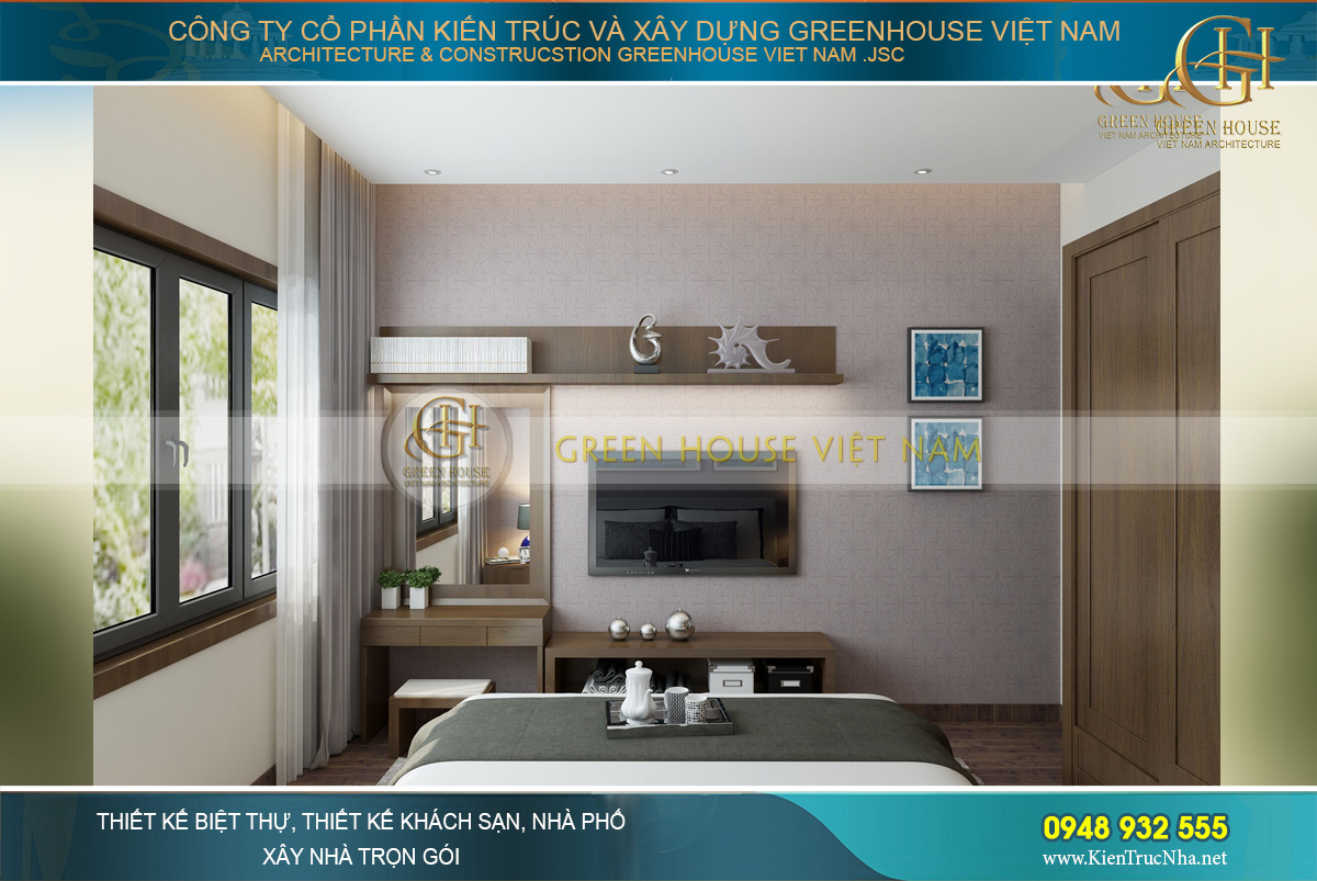 thiết kế nội thất nhà phố hiện đại 3 tầng Bắc Giang