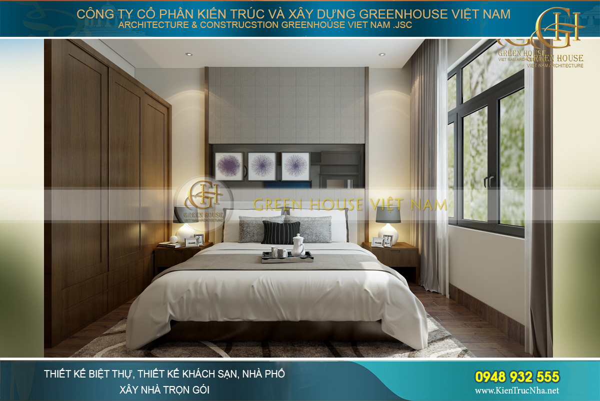 thiết kế nội thất nhà phố hiện đại 3 tầng Bắc Giang