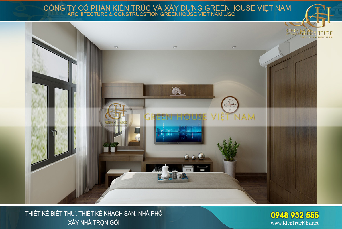 thiết kế nội thất nhà phố hiện đại 3 tầng Bắc Giang