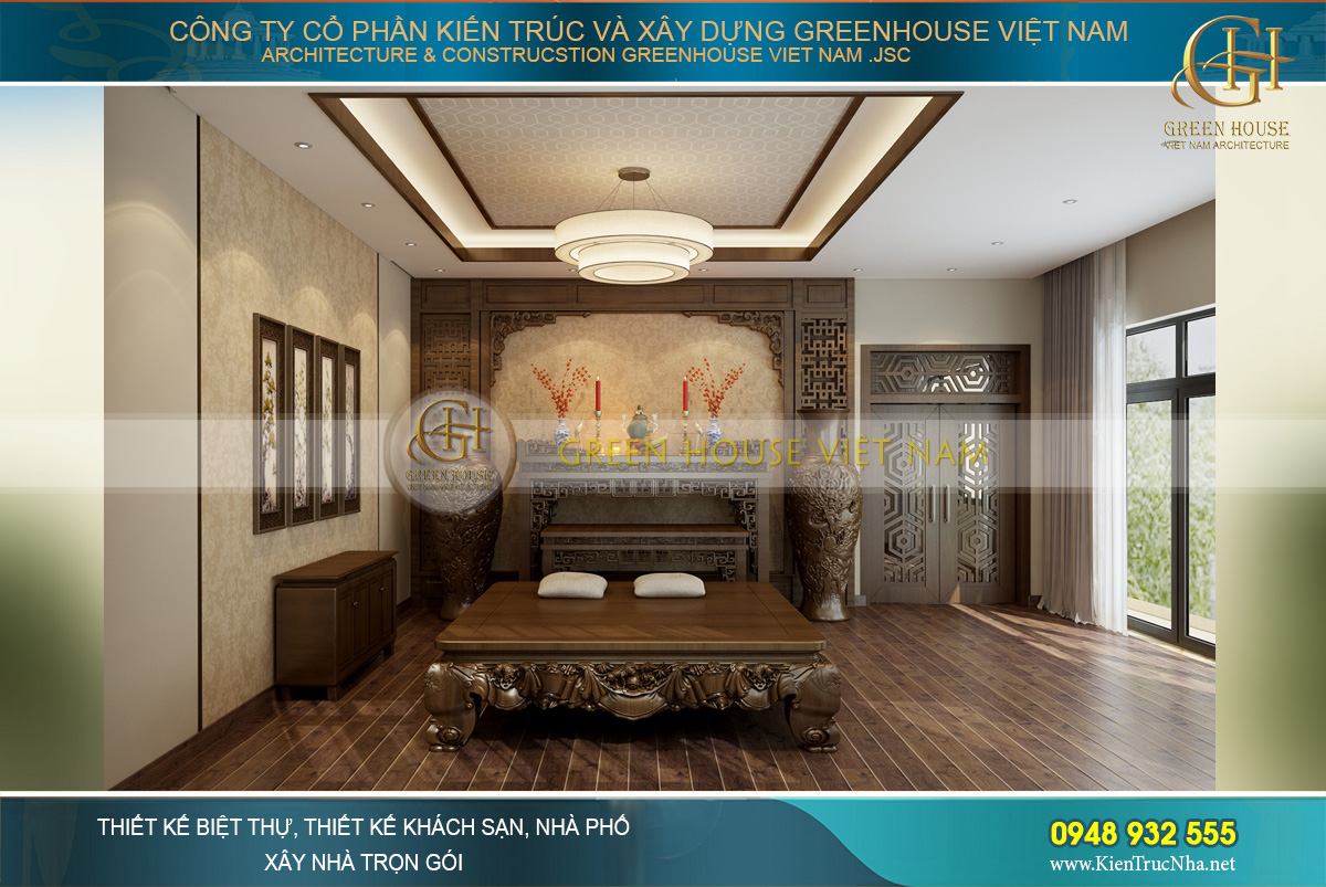 thiết kế nội thất nhà phố hiện đại 3 tầng Bắc Giang