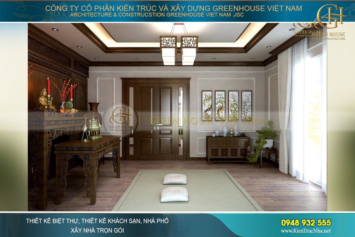 thiết kế biệt thự tân cổ điển 3 tầng tại bắc giang