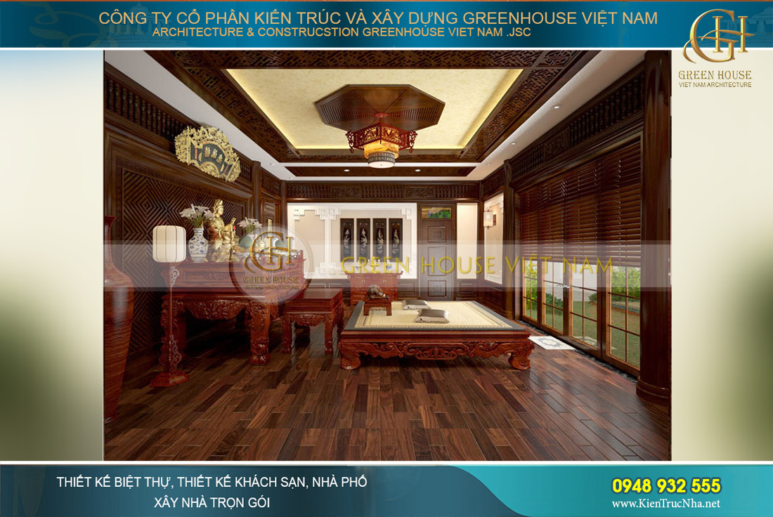 thiết kế nội thất biệt thự tân cổ điển bắc giang