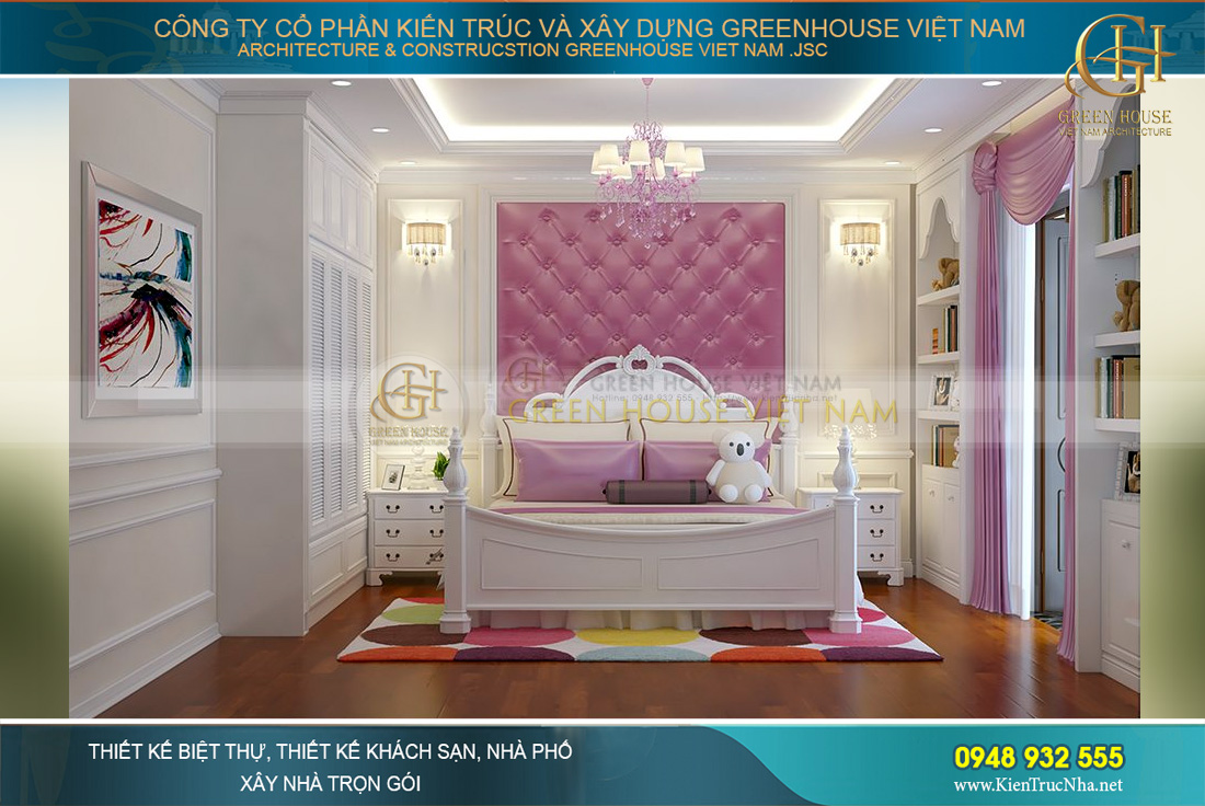 thiết kế nội thất biệt thự tân cổ điển hà nội