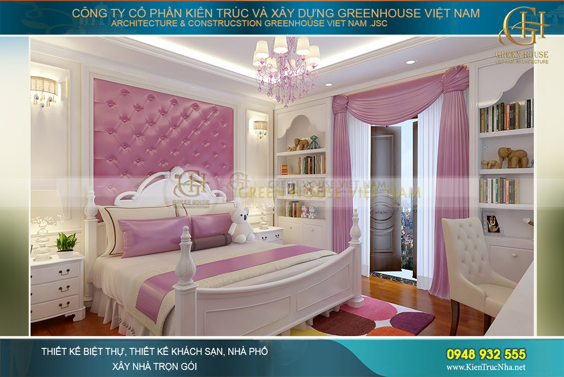 thiết kế nội thất biệt thự tân cổ điển hà nội