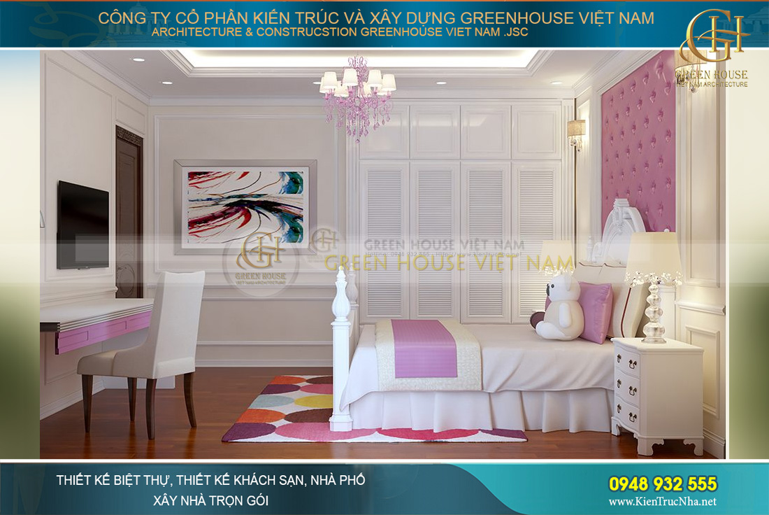 thiết kế nội thất biệt thự tân cổ điển hà nội