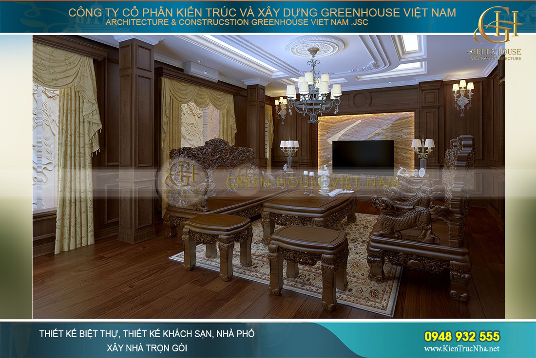 thiết kế nội thất biệt thự tân cổ điển hà nộithiết kế nội thất biệt thự tân cổ điển hà nội