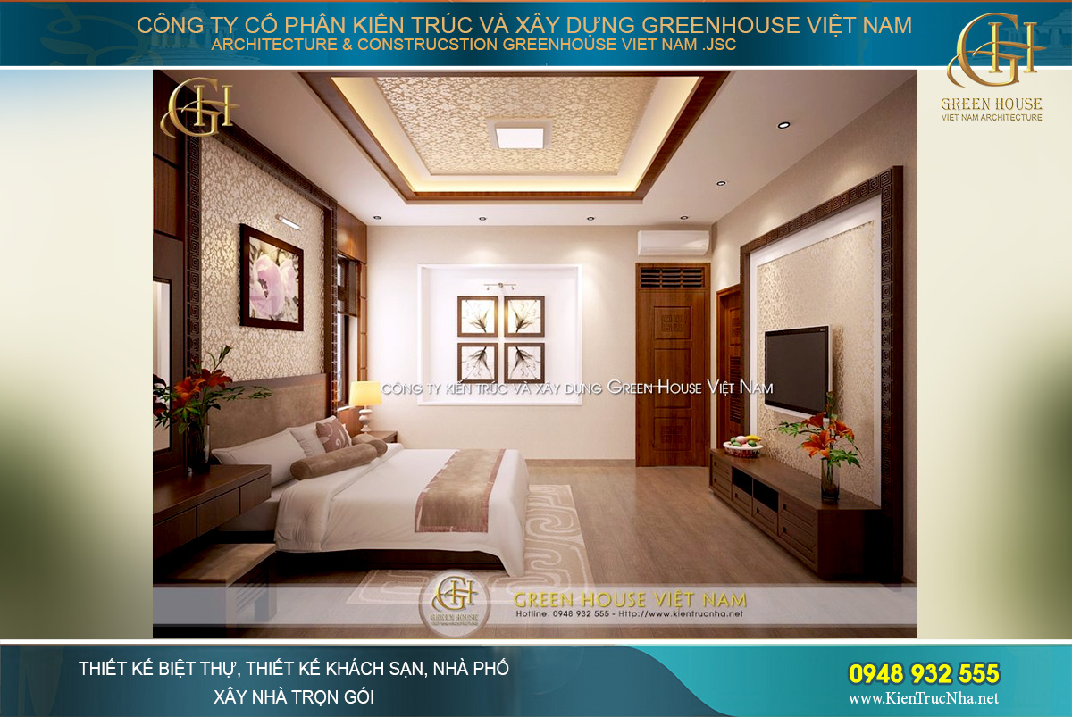 thiết kế nội thất biệt thự á đông tại hà nội