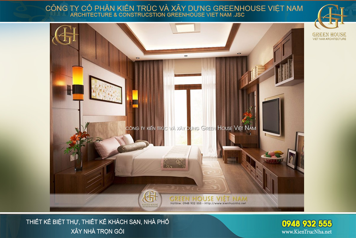 thiết kế nội thất biệt thự á đông tại hà nội