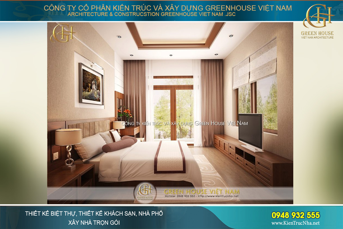 thiết kế nội thất biệt thự á đông tại hà nội