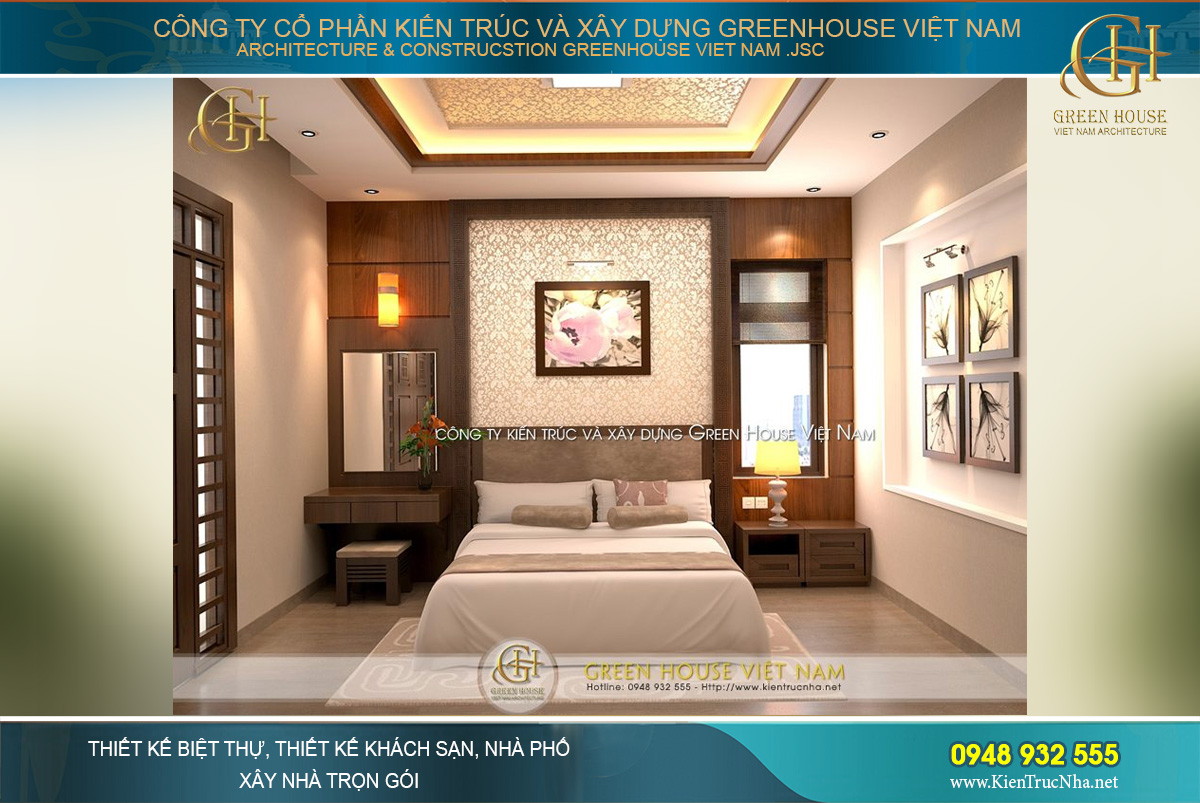 thiết kế nội thất biệt thự á đông tại hà nội