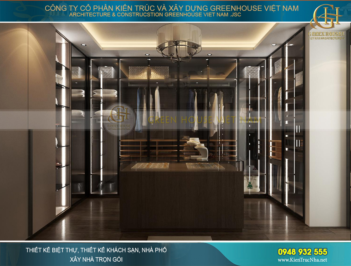 thiết kế nội thất biệt thự hiện đại 2 tầng