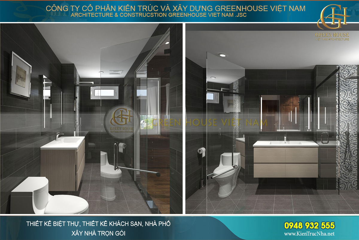 mẫu nội thất biệt thự hiện đại á đông