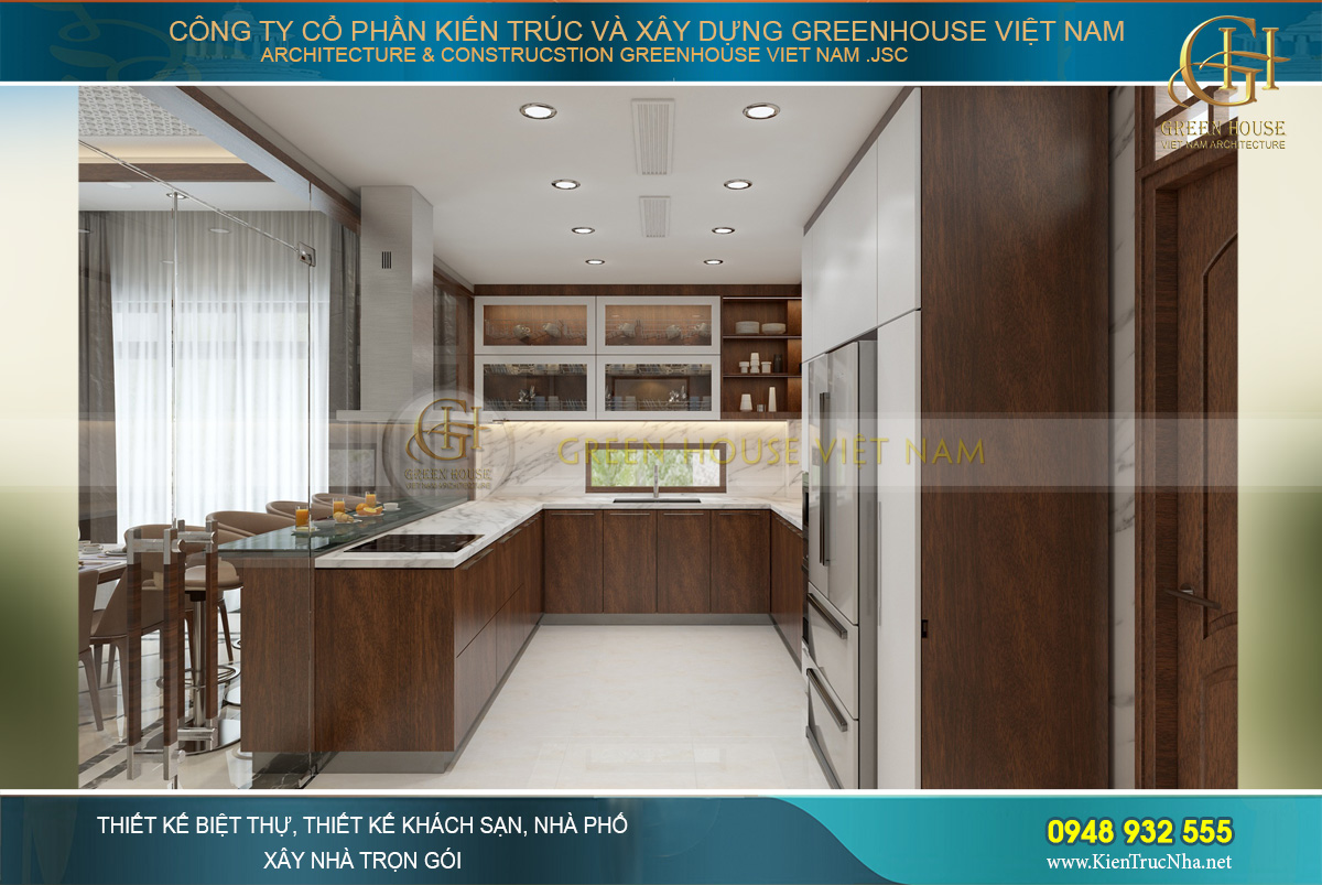 thiết kế nội thất biệt thự hiện đại 3 tầng
