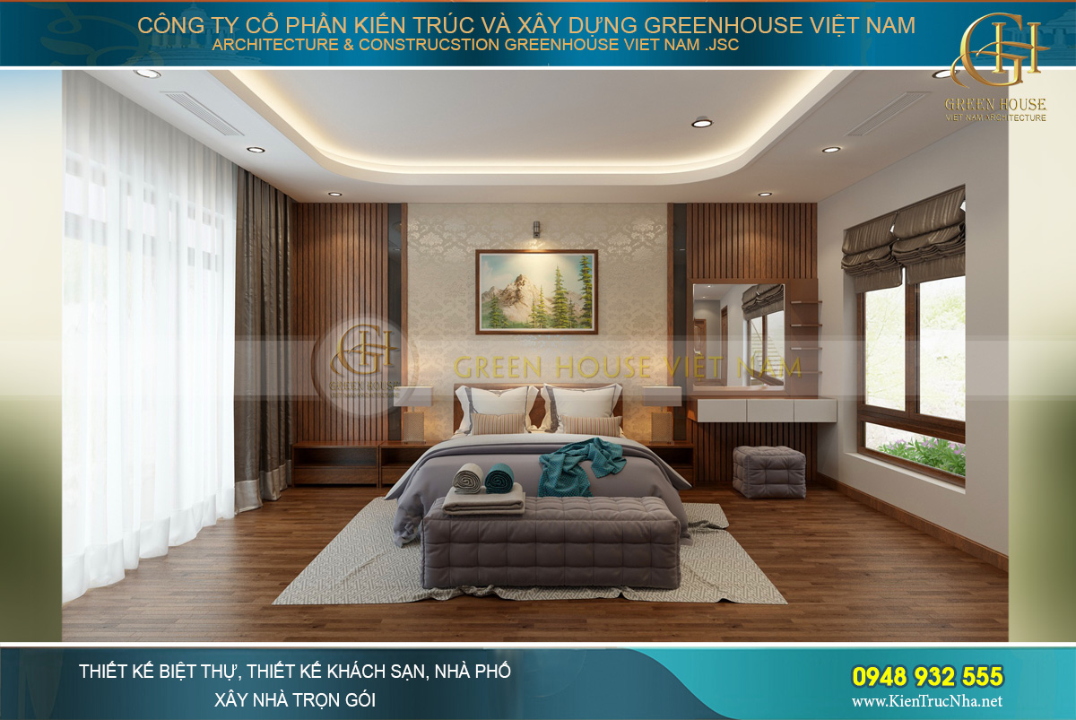 thiết kế nội thất biệt thự hiện đại 3 tầng