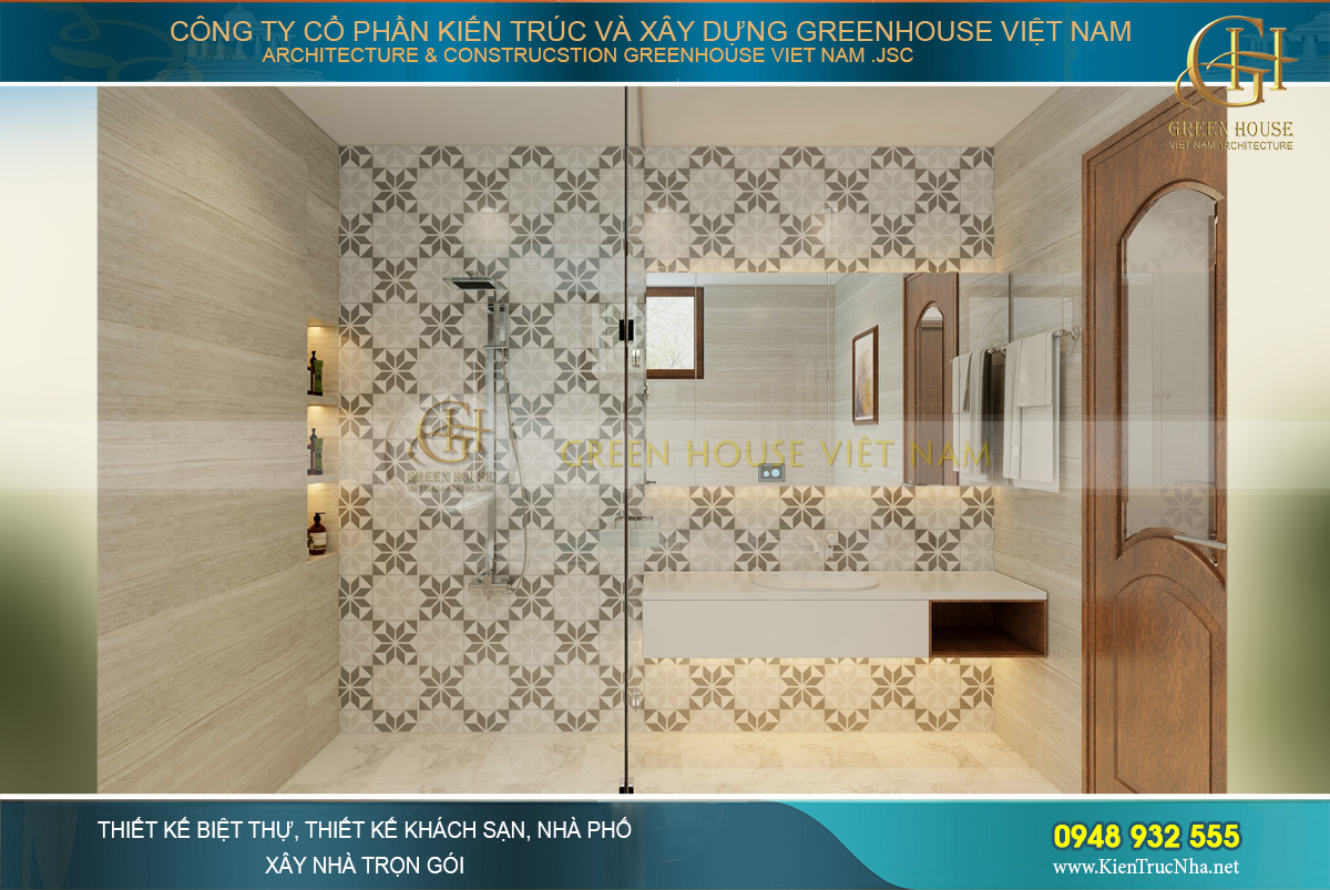thiết kế nội thất biệt thự hiện đại 3 tầng