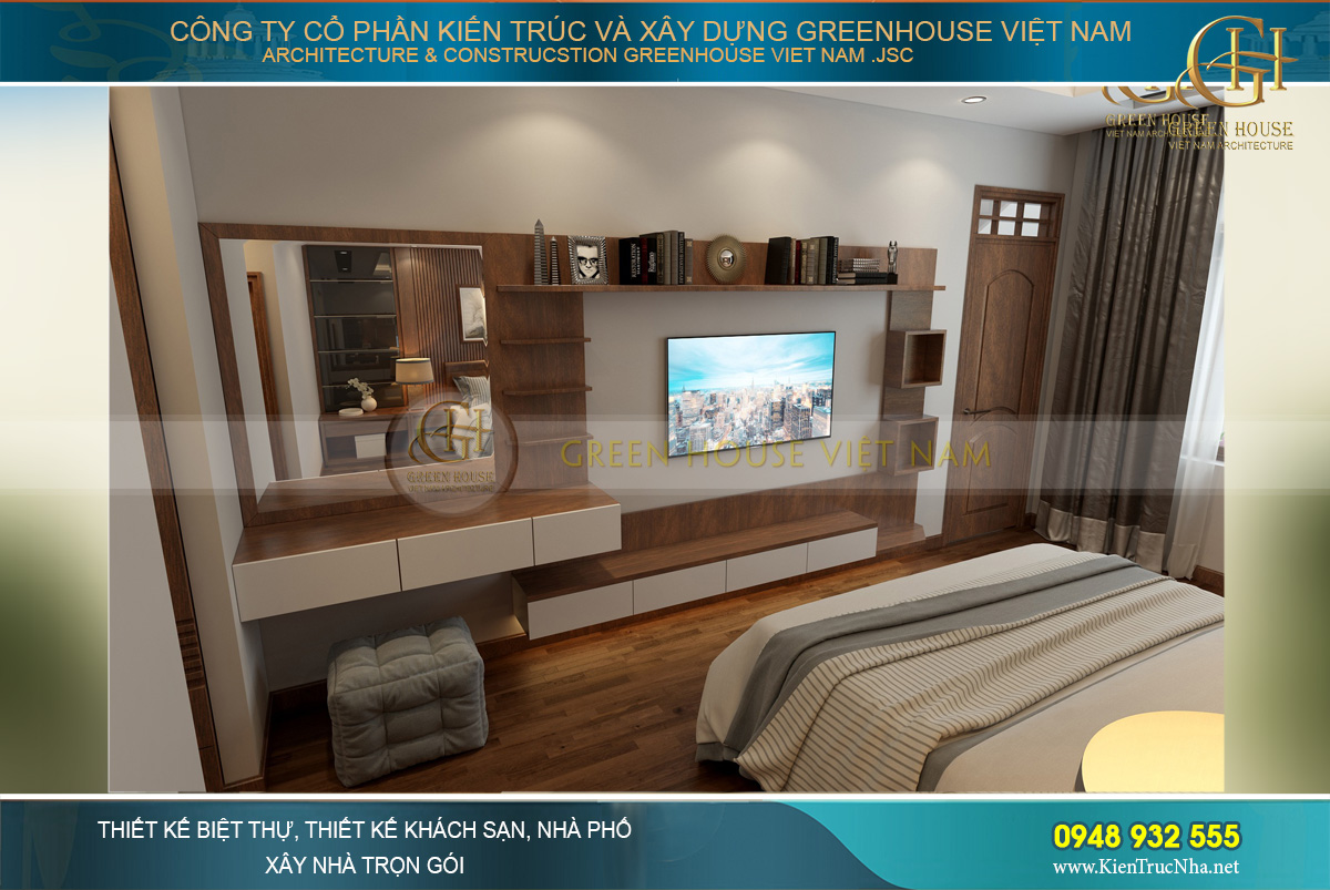 thiết kế nội thất biệt thự hiện đại 3 tầng
