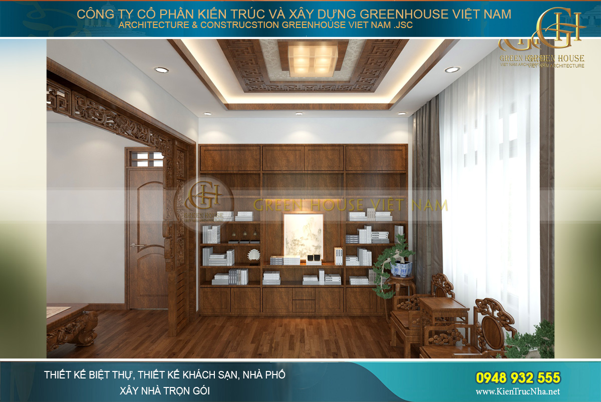 thiết kế nội thất biệt thự hiện đại 3 tầng