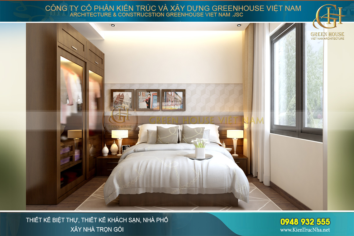 thiết kế nội thất biệt thự hiện đại 3 tầng