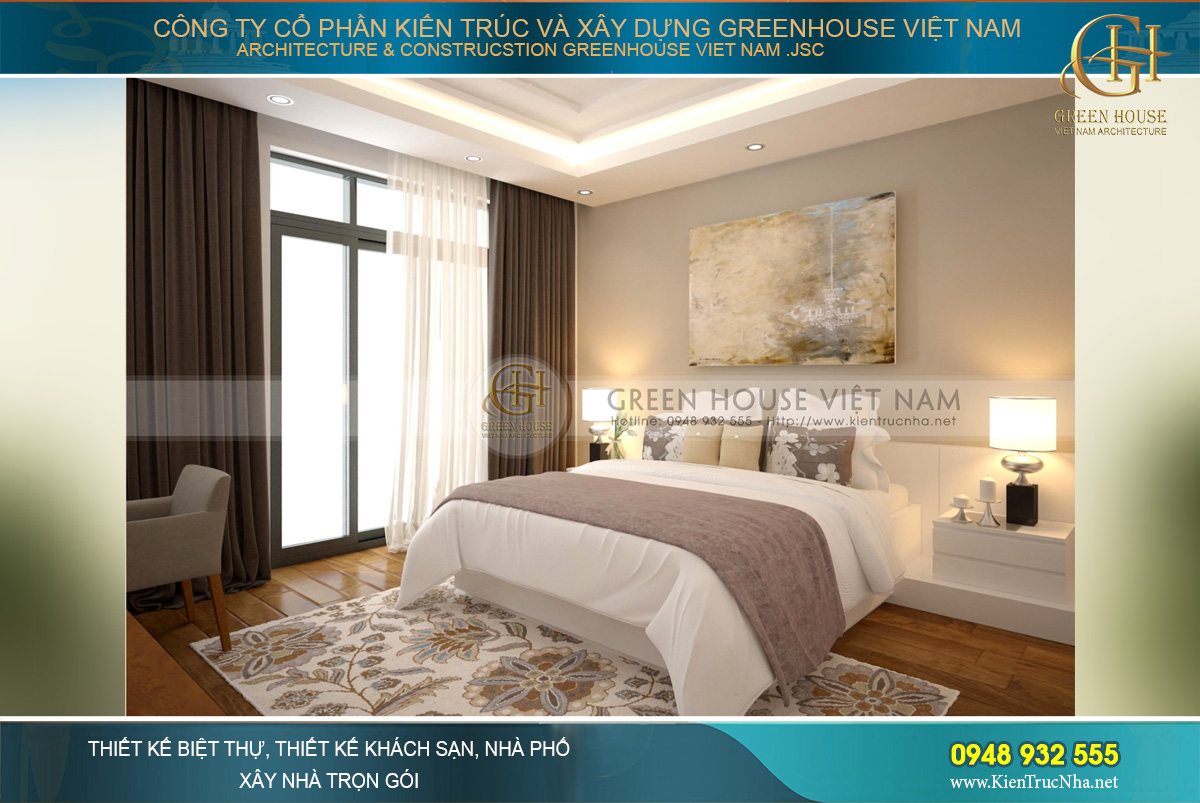 thiết kế nội thất biệt thự hiện đại tại bắc giang