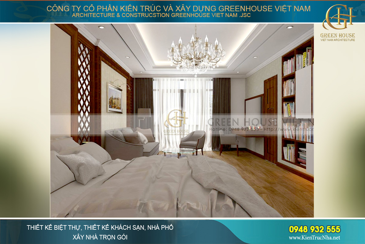 thiết kế nội thất biệt thự hiện đại tại bắc giang