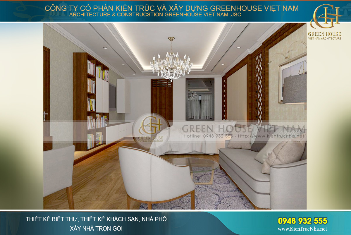thiết kế nội thất biệt thự hiện đại tại bắc giang