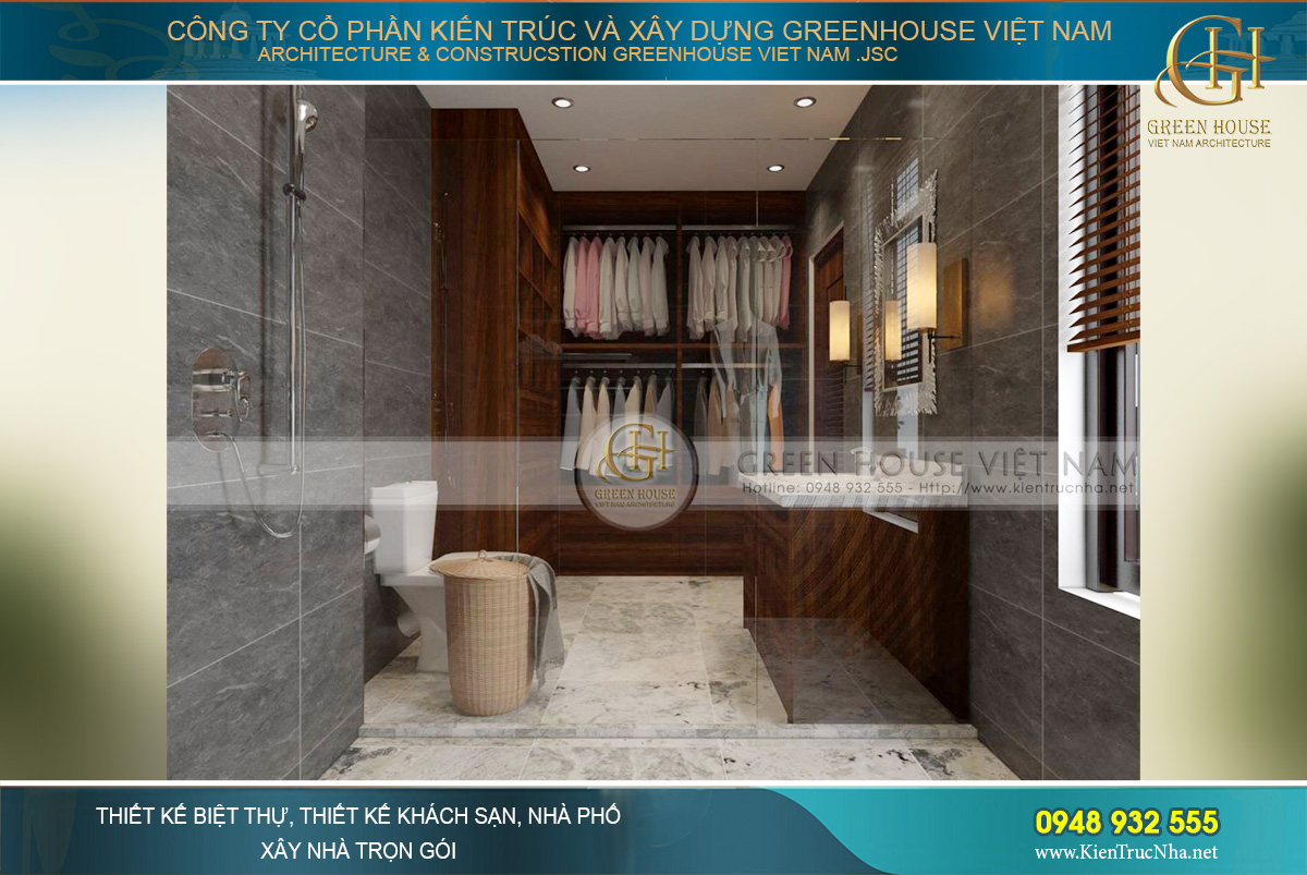 thiết kế nội thất biệt thự hiện đại tại bắc giang