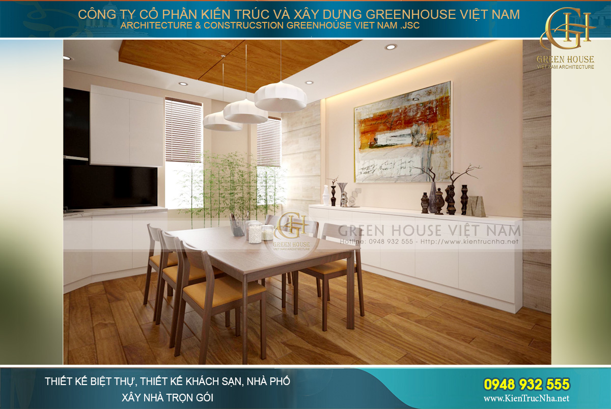 thiết kế nội thất biệt thự hiện đại tại bắc giang