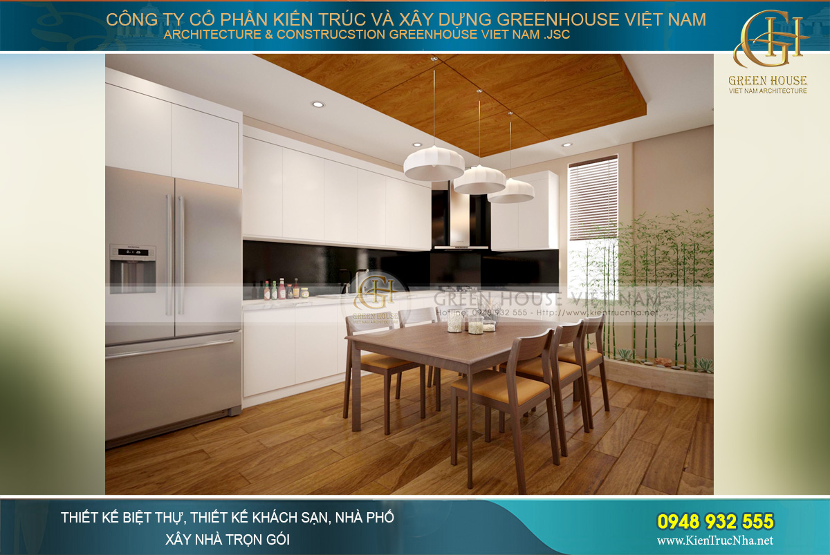 thiết kế nội thất biệt thự hiện đại tại bắc giang