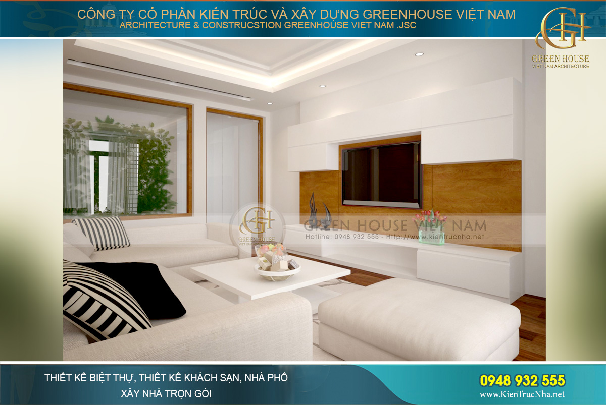 thiết kế nội thất biệt thự hiện đại tại bắc giang