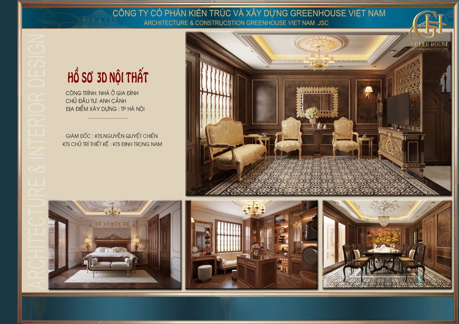 Thiết kế nội thất biệt thự 7 tầng xa hoa, lộng lẫy Thiết kế nội thất biệt thự 7 tầng xa hoa, lộng lẫy