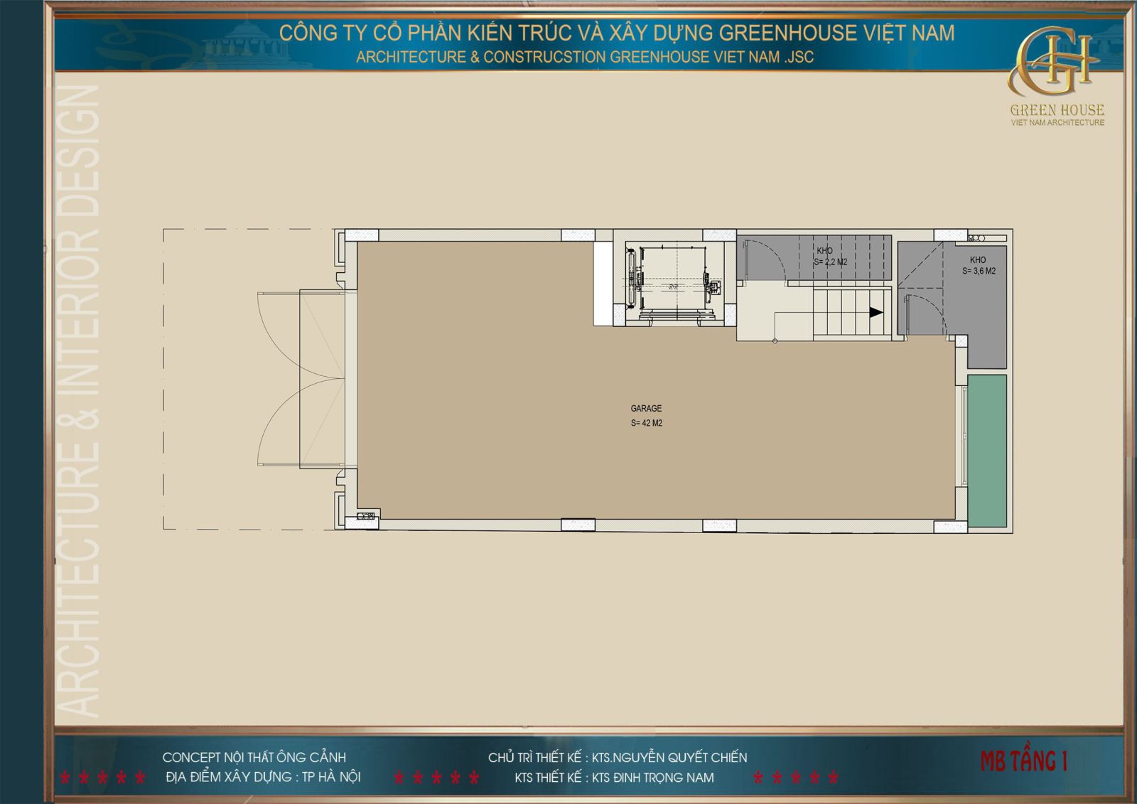 Bản vẽ công năng tầng 1 của biệt thự tân cổ điển 7 tầng Bản vẽ công năng tầng 1 của biệt thự tân cổ điển 7 tầng