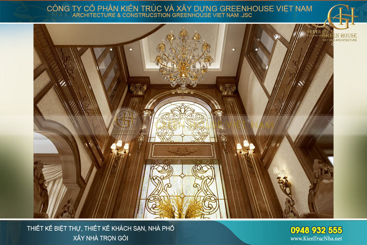 thiết kế nội thất biệt thự tân cổ điển