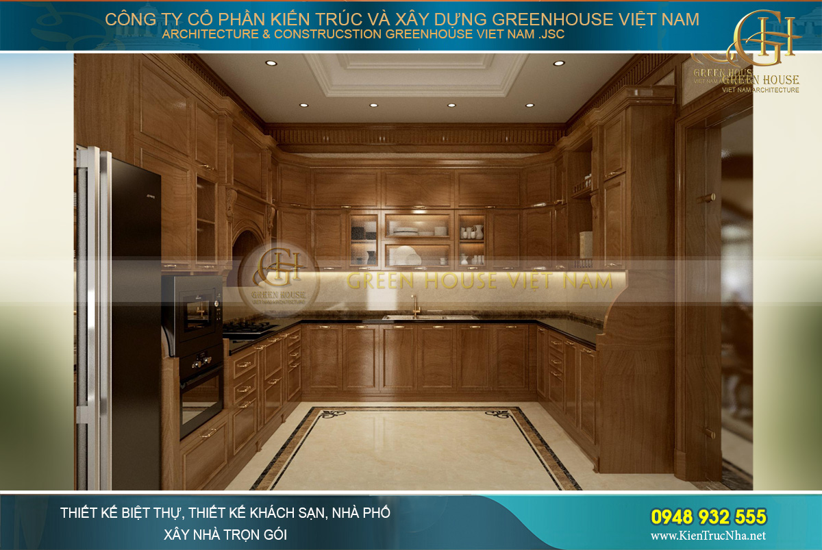 thiết kế nội thất biệt thự tân cổ điển