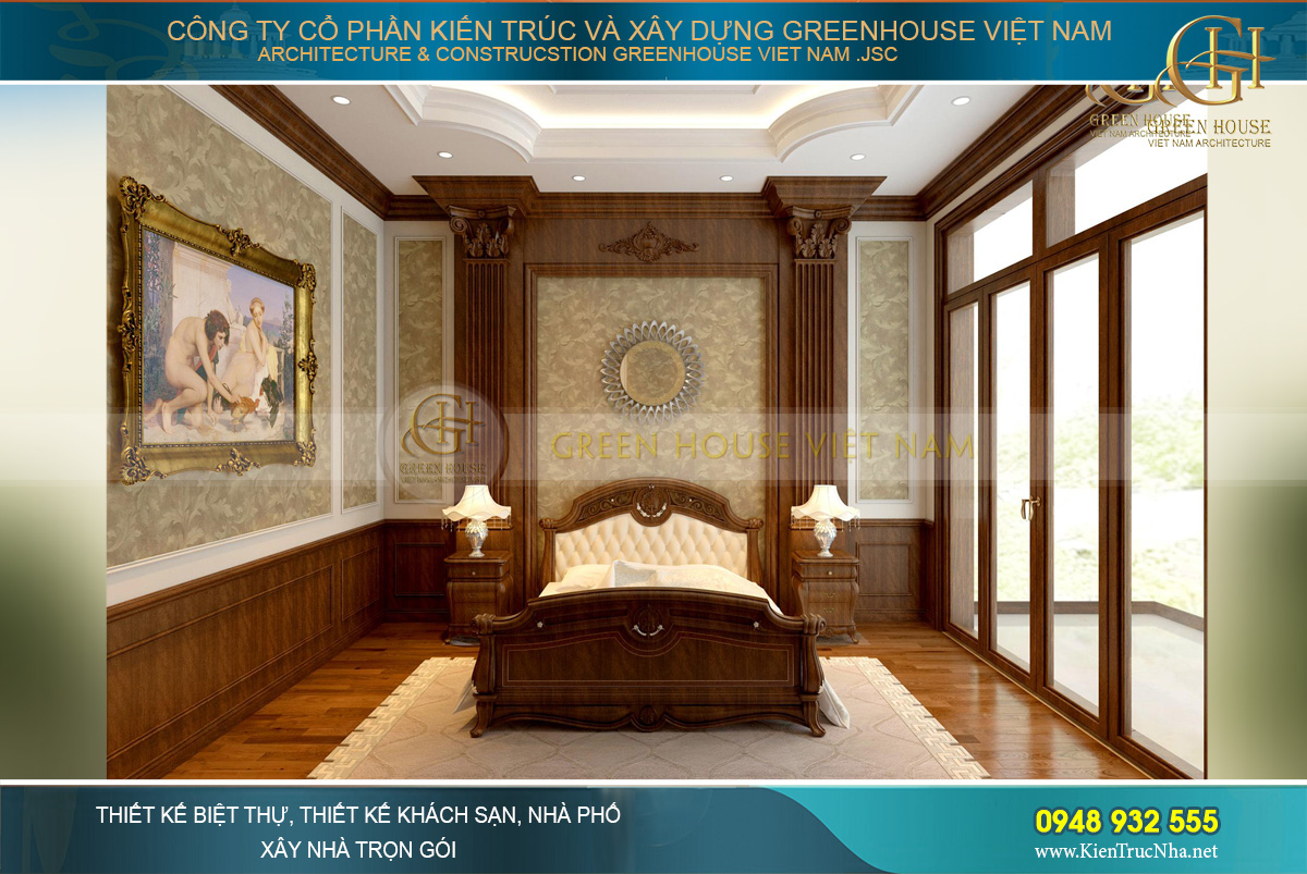 thiết kế nội thất biệt thự tân cổ điển