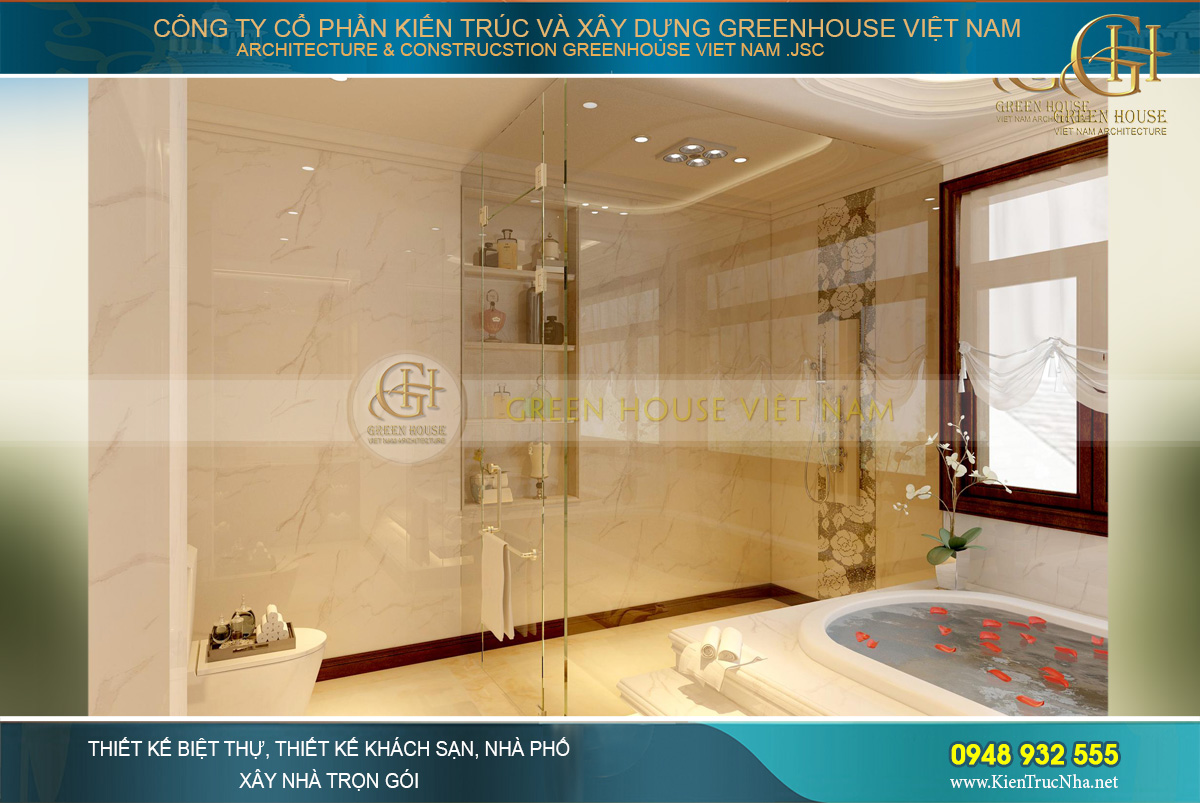 thiết kế nội thất biệt thự tân cổ điển