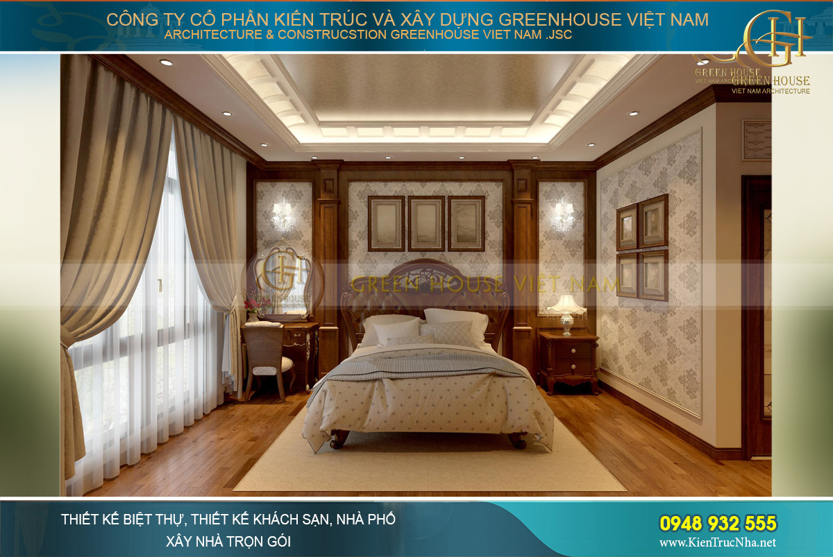 thiết kế nội thất biệt thự tân cổ điển