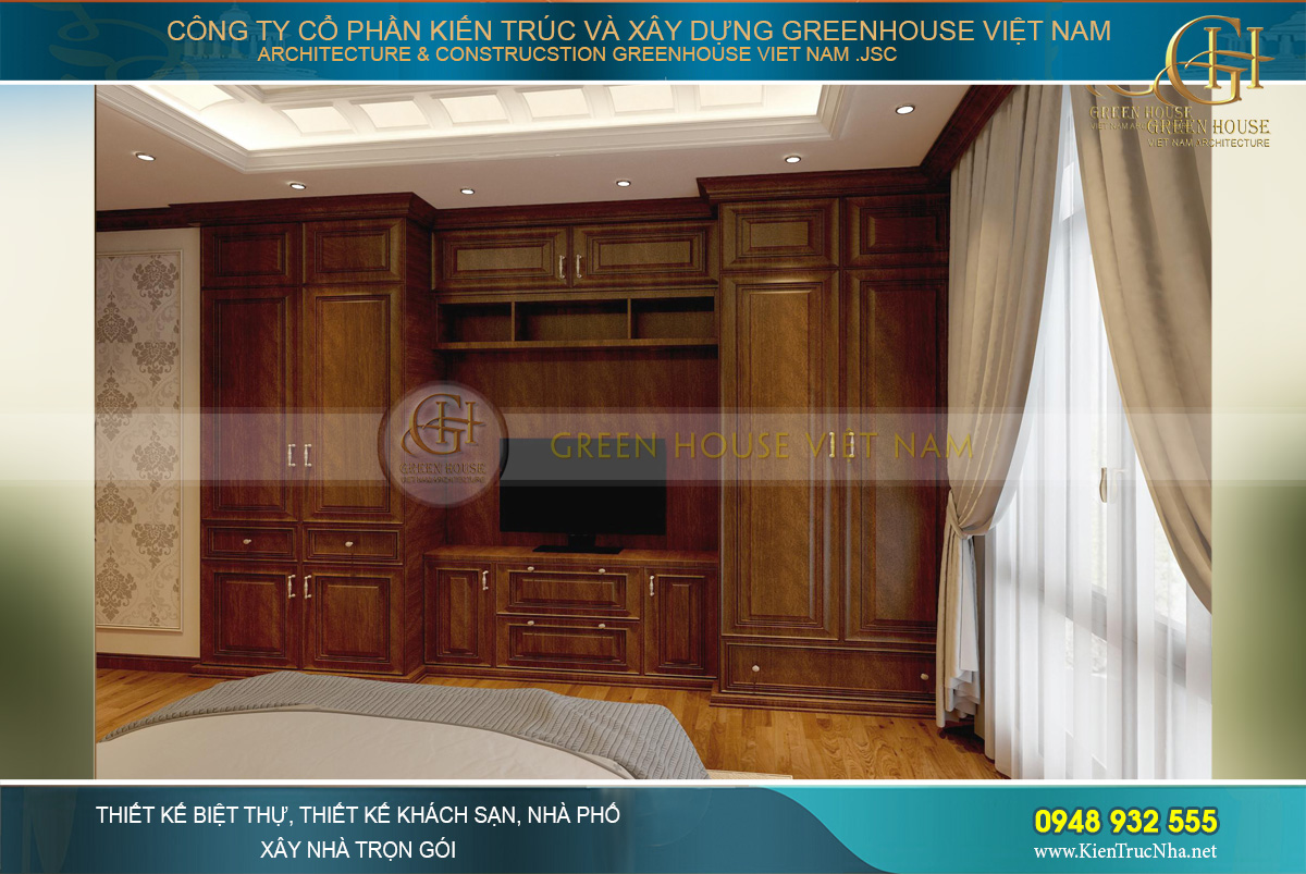 thiết kế nội thất biệt thự tân cổ điển