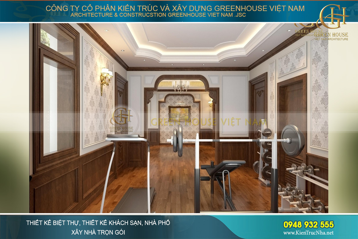 thiết kế nội thất biệt thự tân cổ điển