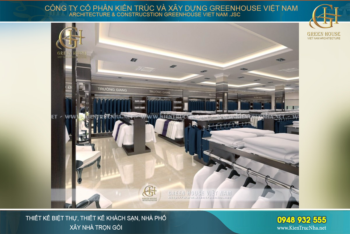 thiết kế nội thất biệt thự phố tân cổ điển tại Hà Nội