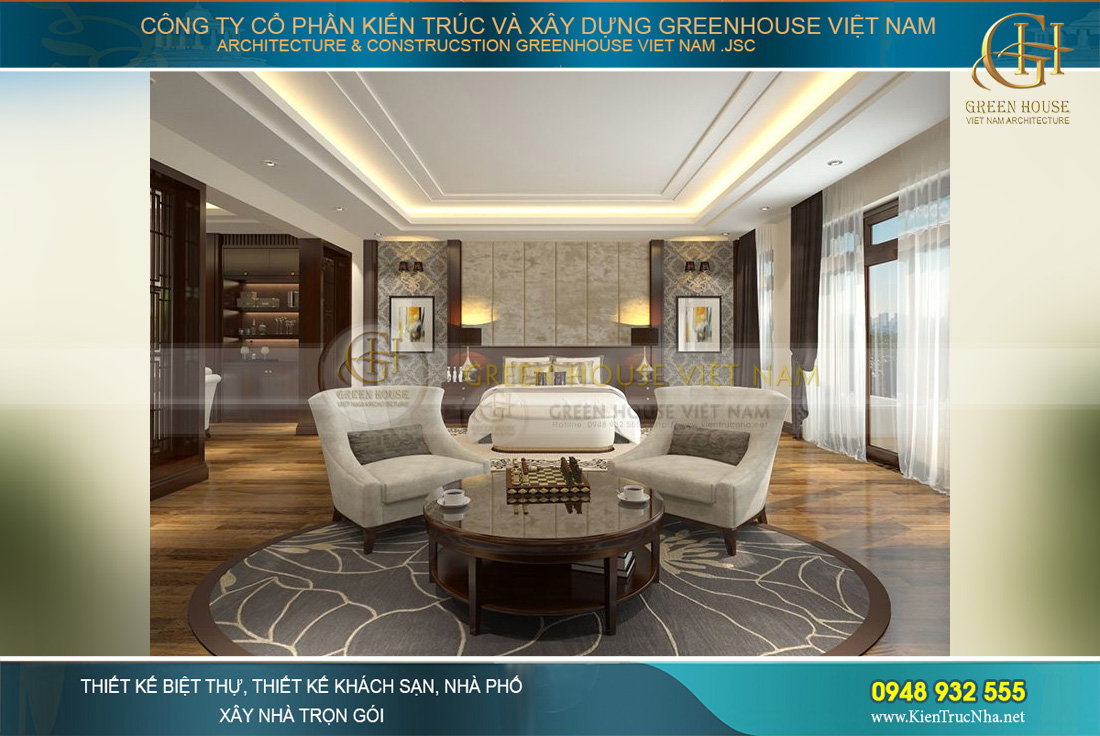 mẫu nội thất biệt thự phố hiện đại