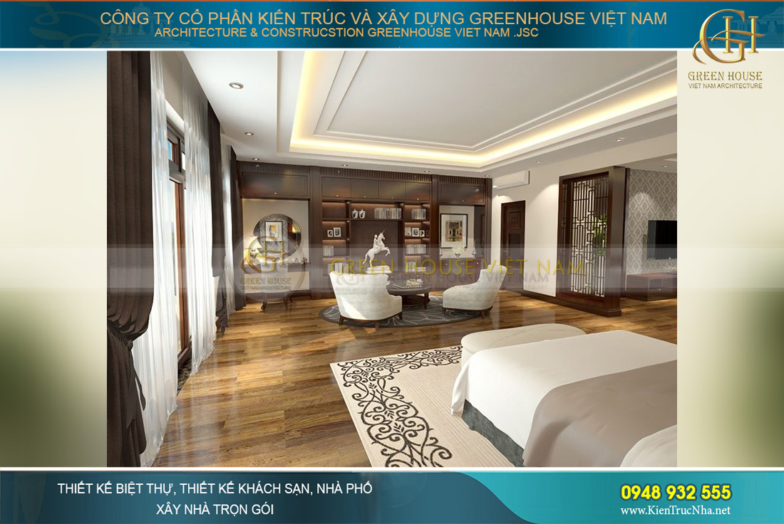 mẫu nội thất biệt thự phố hiện đại
