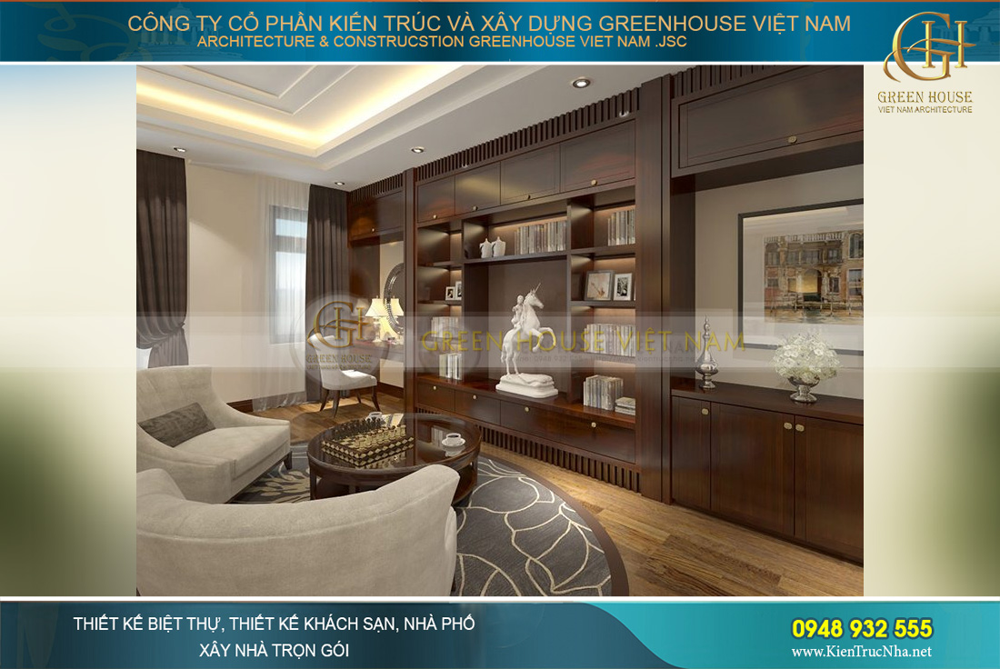 mẫu nội thất biệt thự phố hiện đại