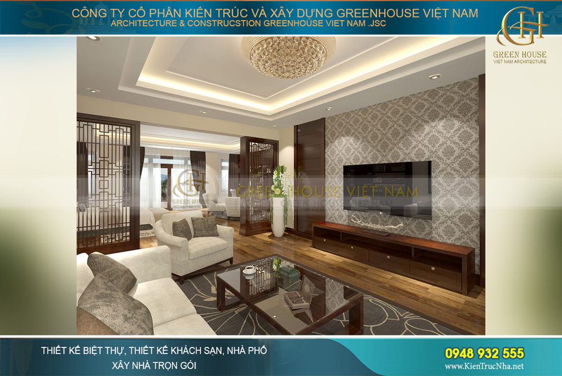 mẫu nội thất biệt thự phố hiện đại