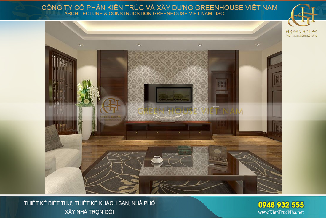 mẫu nội thất biệt thự phố hiện đại