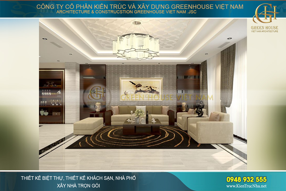 mẫu nội thất biệt thự phố hiện đại