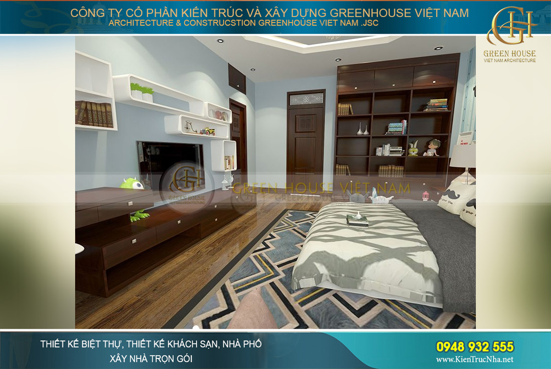 mẫu nội thất biệt thự phố hiện đại