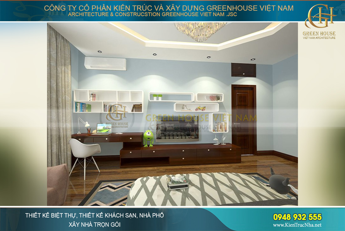 mẫu nội thất biệt thự phố hiện đại