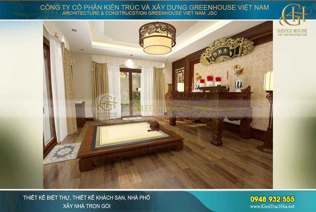 mẫu nội thất biệt thự phố hiện đại