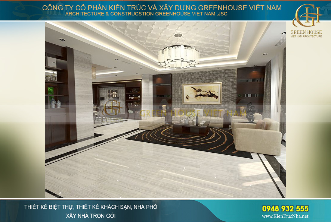 mẫu nội thất biệt thự phố hiện đại